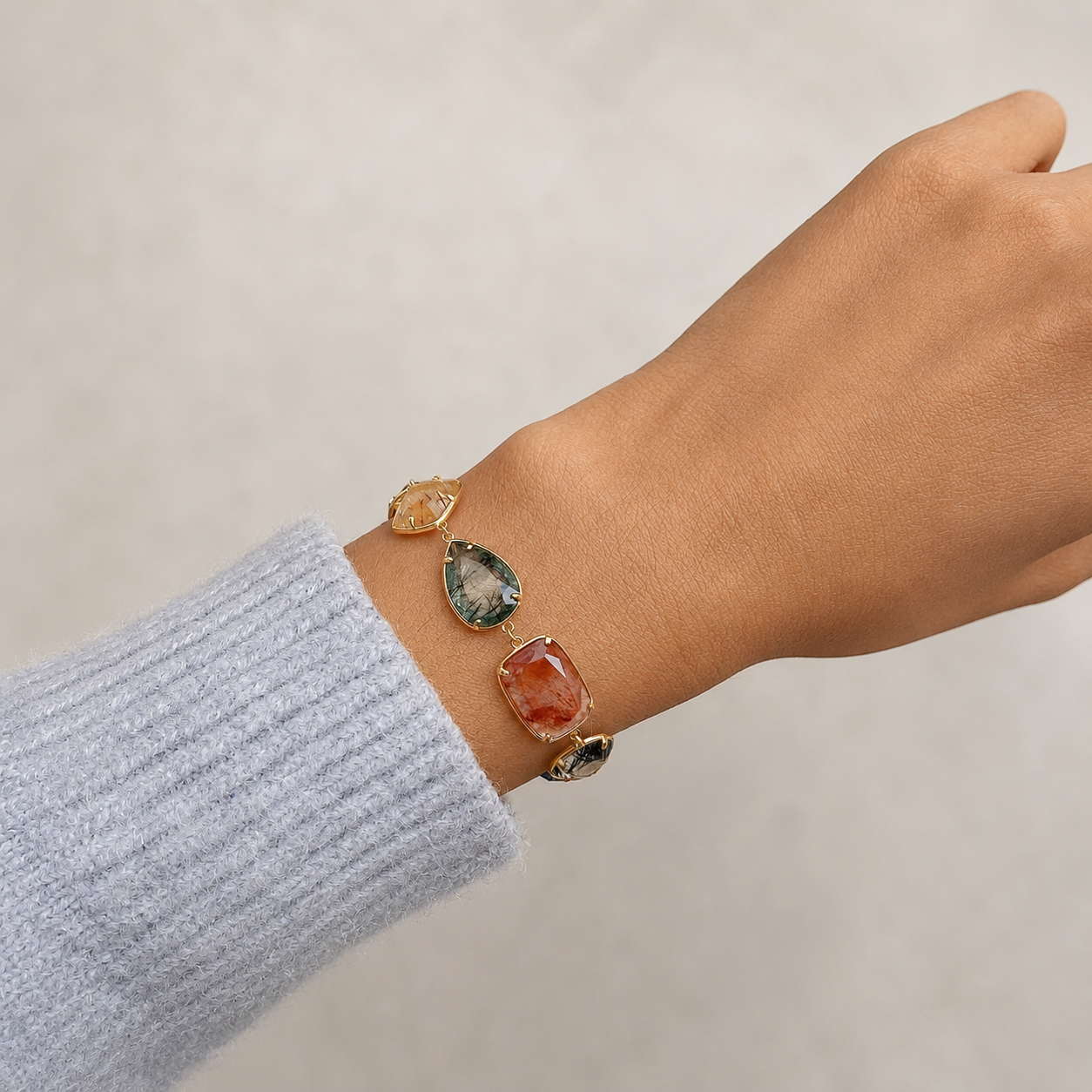 Rutilated Quartz Spiritual Bracelet
