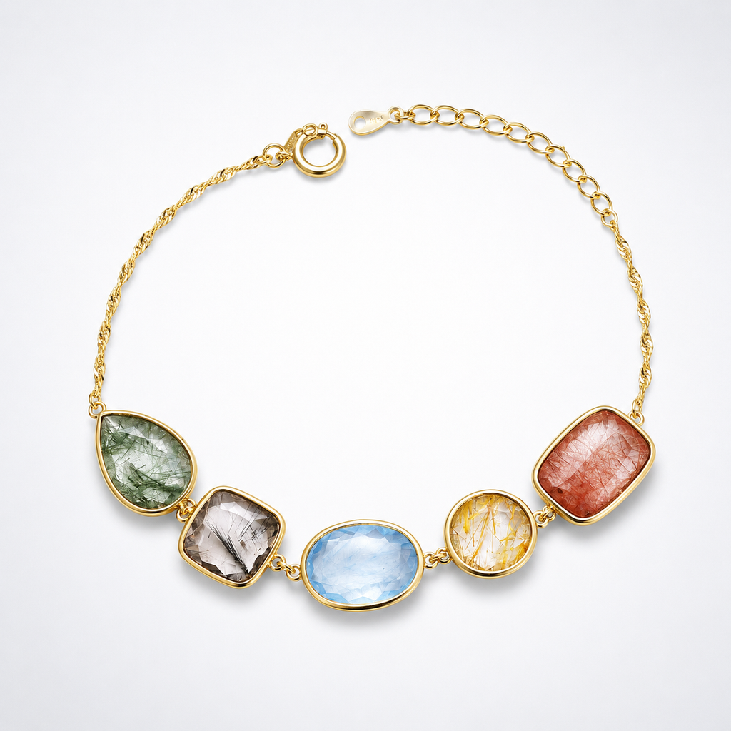 Rutilated Quartz Spiritual Bracelet