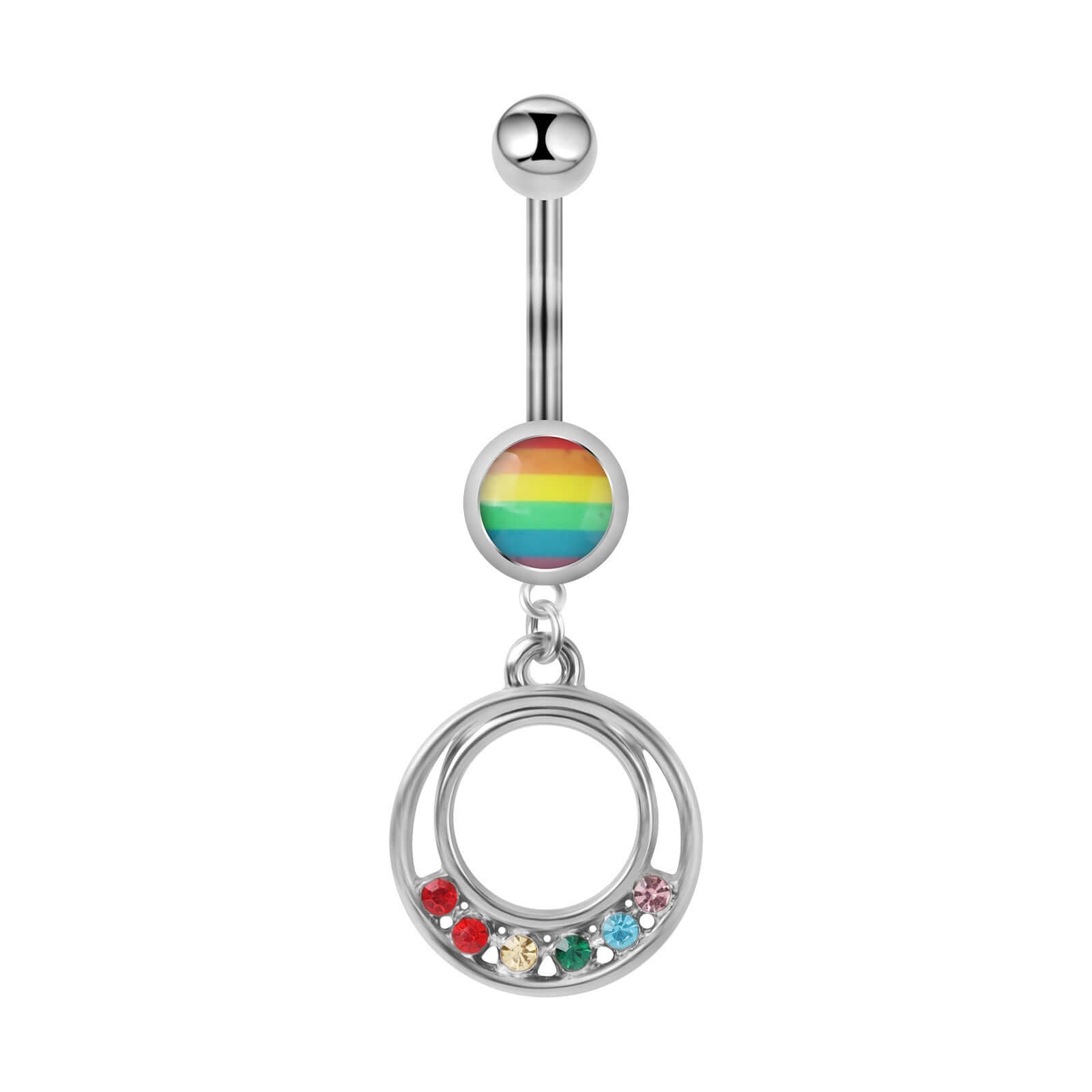 belly ring, belly piercing, belly button piercing, belly button rings, rainbow jewelry