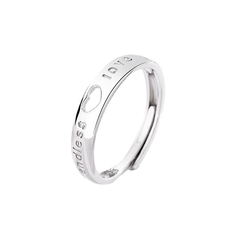 Endless Love Heart Promise Rings | S136