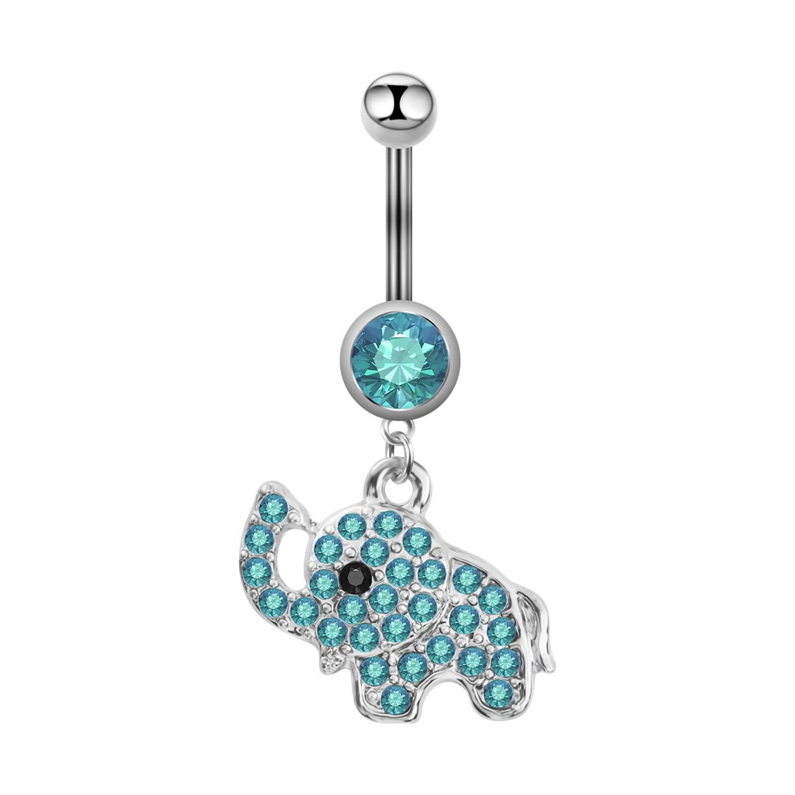 belly ring, belly piercing, belly button piercing, belly button rings, silver belly ring, elephant belly ring, animal belly ring