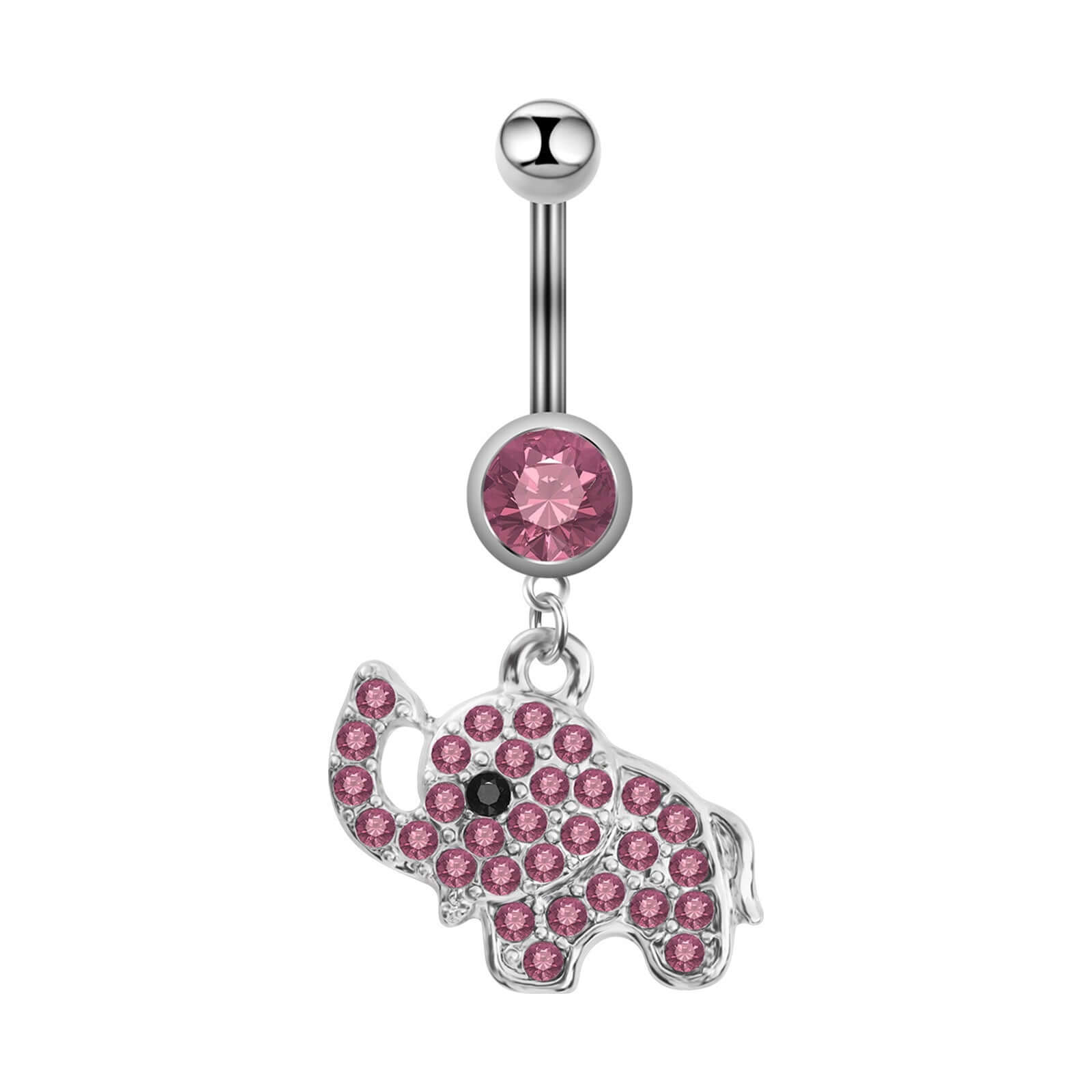 belly ring, belly piercing, belly button piercing, belly button rings, silver belly ring, elephant belly ring, animal belly ring