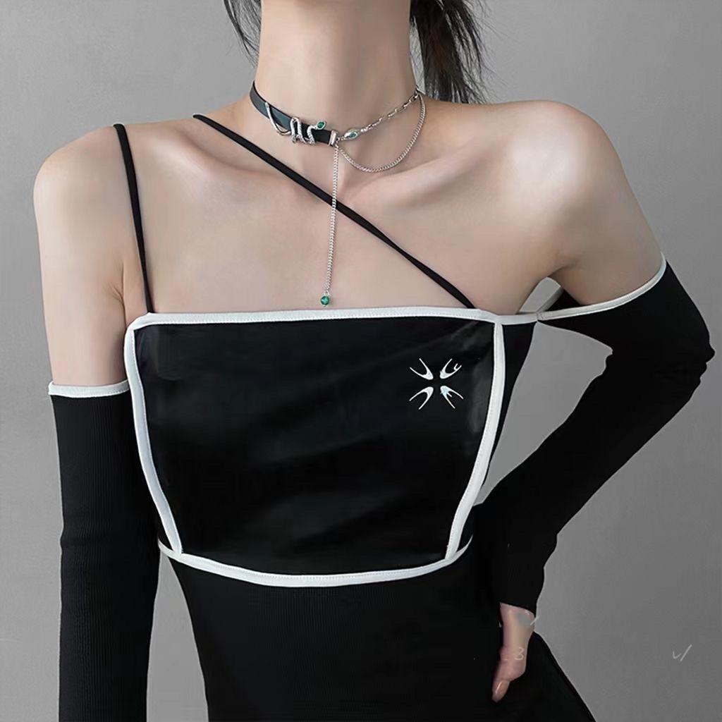 Spider Serpent Black Leather Collar Choker Necklace Punk