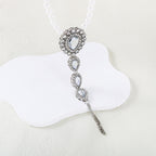  Silver Boho Twinkling Jewelry Pearl Anklet