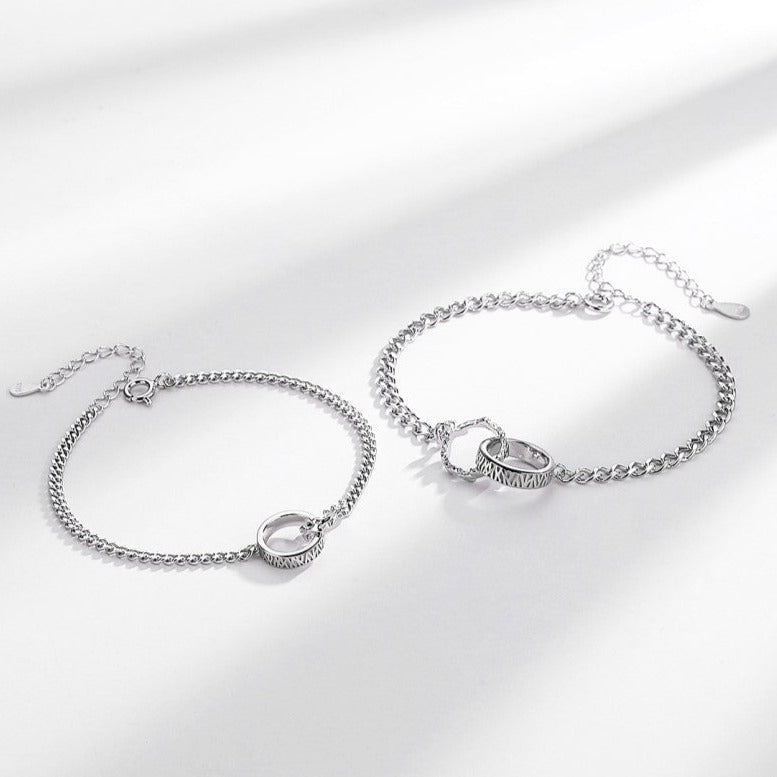 Silver Connection Chain Bracelet