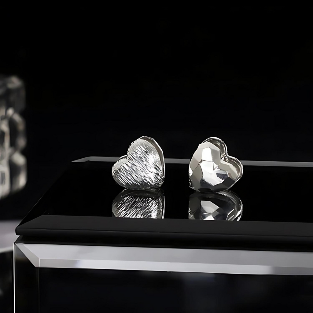 Silver Heart Earrings