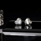 Silver Heart Earrings