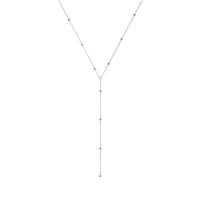 Dainty Satellite Lariat Chain Y Necklace