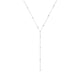 Dainty Satellite Lariat Chain Y Necklace