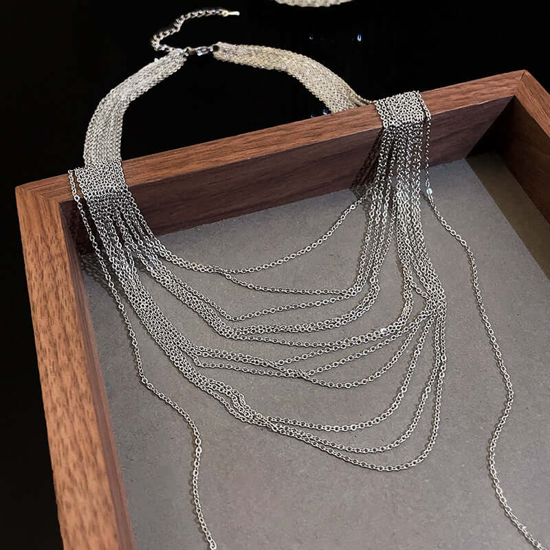 Silver Layering Chain Necklace