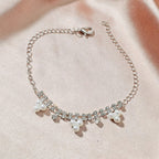 Silver White Pearl Anklet