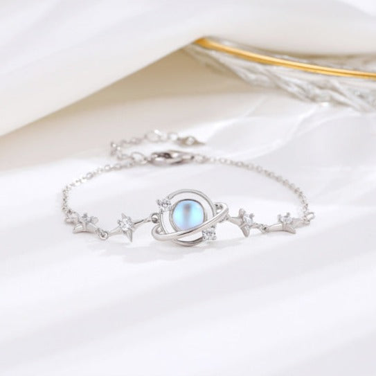 Sterling Silver Blue Moon Bracelet