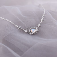 Sterling Silver Moon Star Bracelet