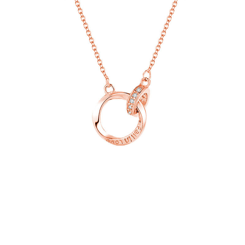 Sterling_Silver_Rose_Gold_CZ_Necklace