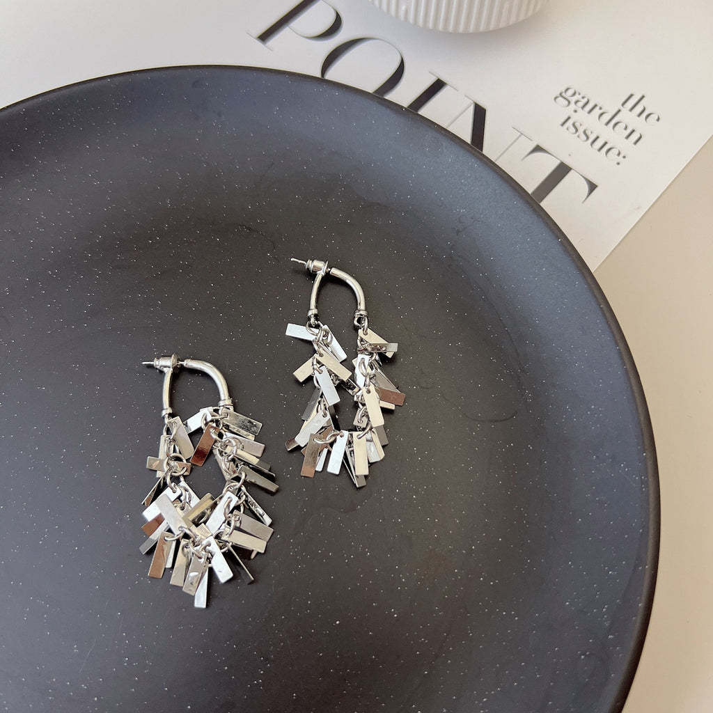 Stylish Geometric Tassel Earrings