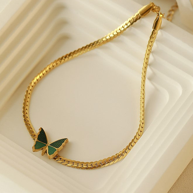 Titanium Butterfly Anklet Leg Chain