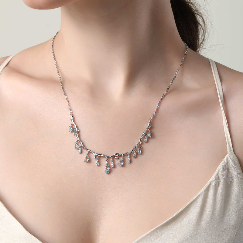 Teardrop Crystal Necklace