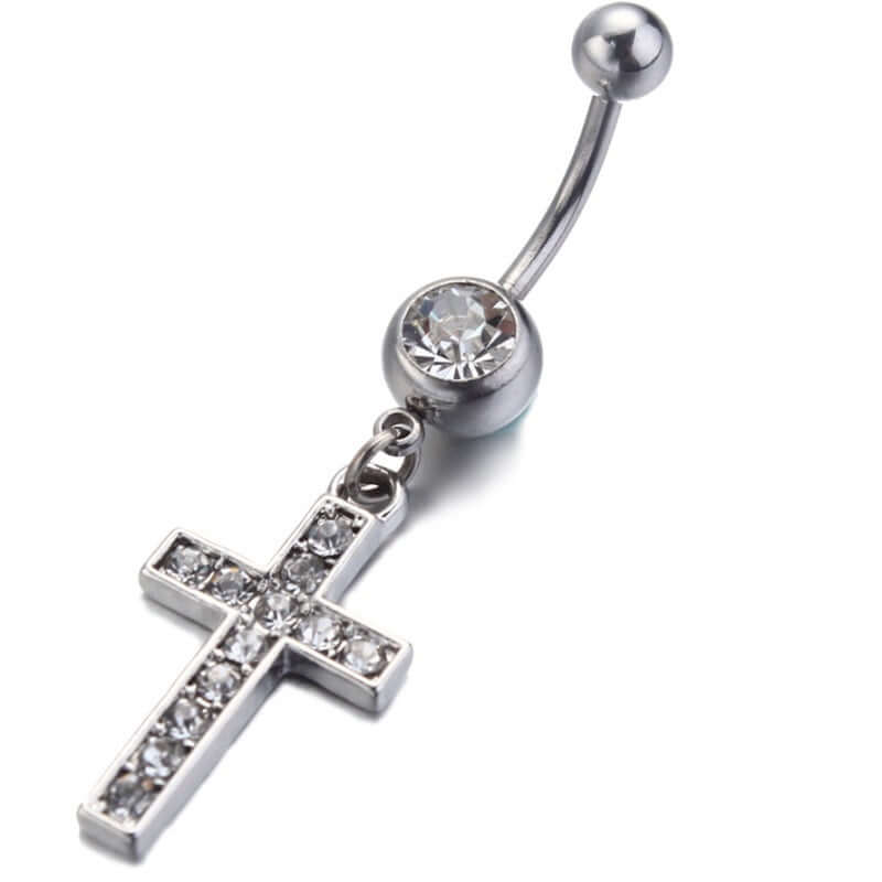 belly ring, belly piercing, belly button piercing, belly button rings, cross belly ring