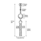 belly ring, belly piercing, belly button piercing, belly button rings, cross belly ring