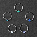 Opal Seamless Fixed Captive Ring