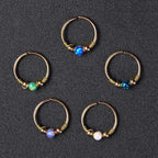 Opal Seamless Fixed Captive Ring