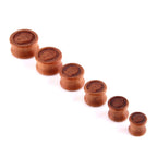 20mm Wooden Saddle Plugs Ear Lobes Stretchers | UZ420