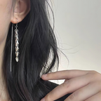 Vintage Gold Leaf Threader Earrings