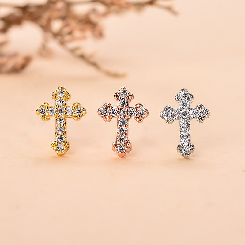 20G Moon Star Hypoallergenic Tragus Helix Studs | HSPJ284