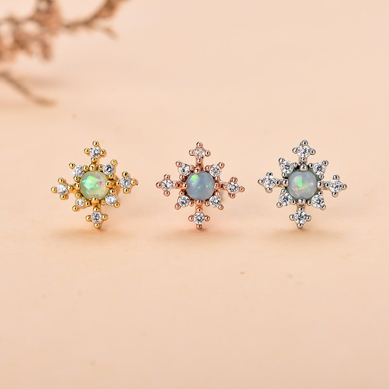20G Moon Star Hypoallergenic Tragus Helix Studs | HSPJ284