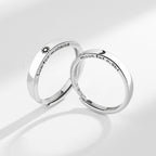 You're my Sun and Moon Silver Couple Rings