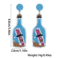 Jellyfish Tassel Bead Earrings | E9249