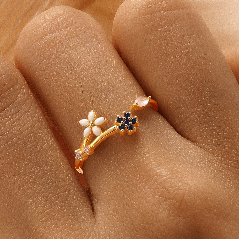 Flower Leaf Ring