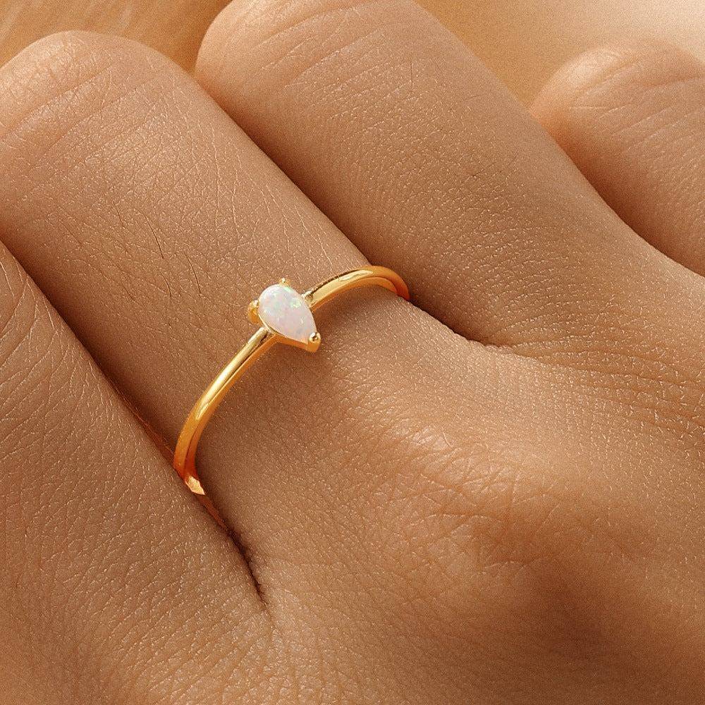 Opal Stacking Ring