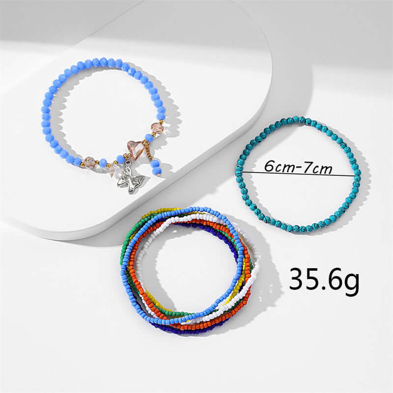 Dopamine Summer beach Layering Anklet