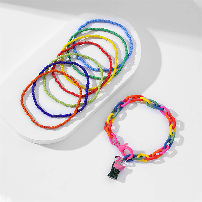 Dopamine Summer beach Layering Anklet