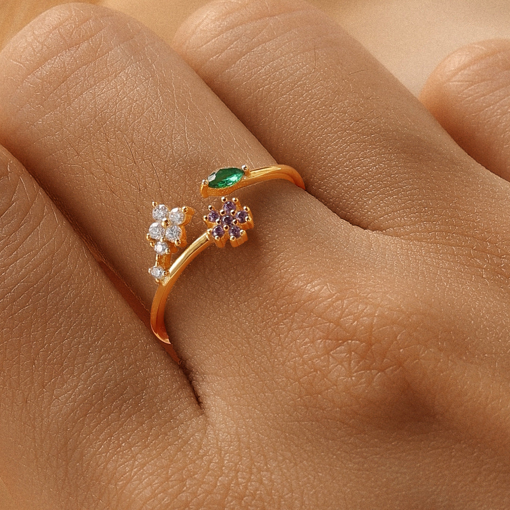 Lily of the Valley Pinky Ring