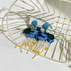 Bohemian Glass Bead Chandelier Earring