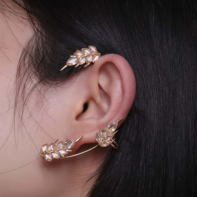 Leaf Vine Elf Clip Ear Wrap Ear Cuff | A0147