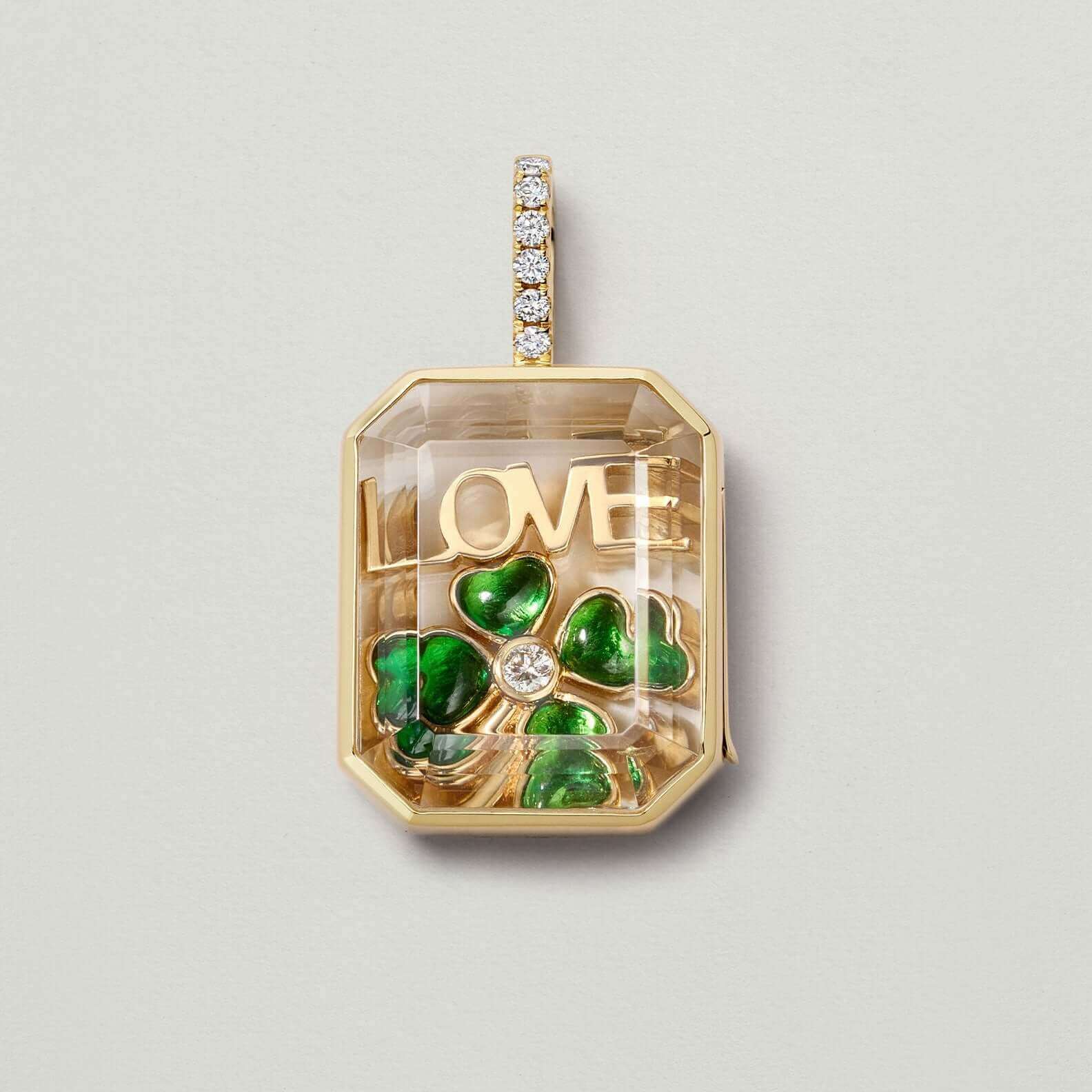 DIY Love Locket Necklace Charm