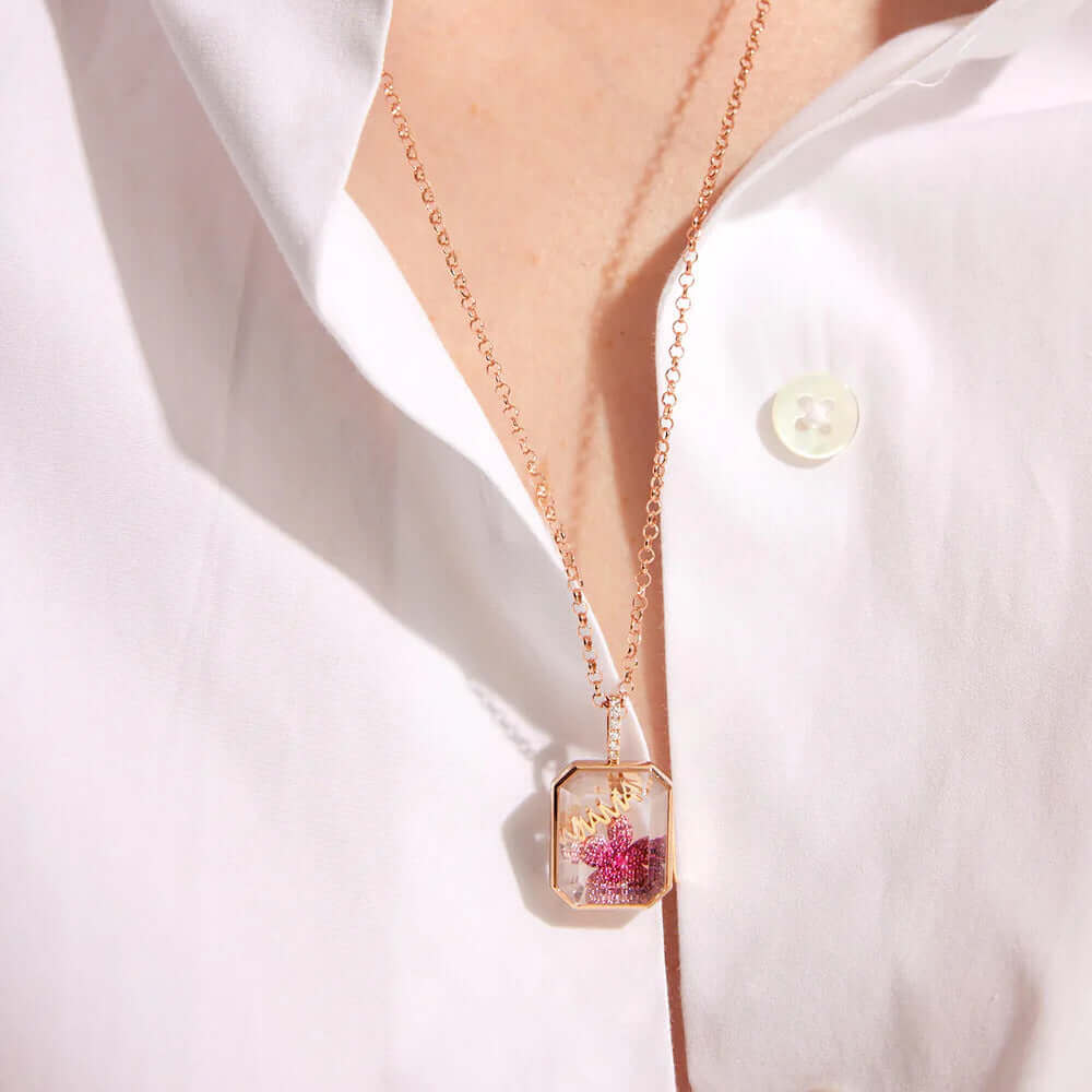 DIY Heart Locket Necklace Charm