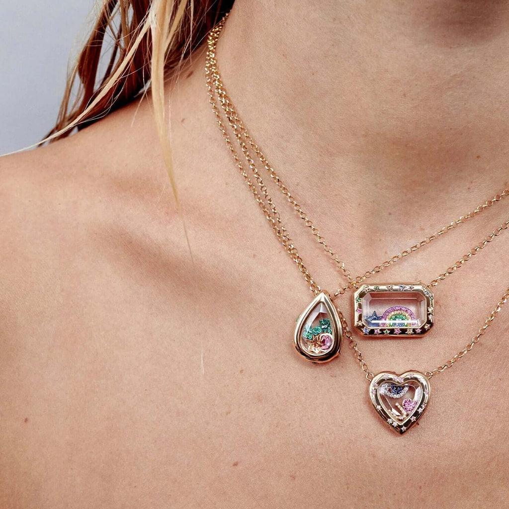 DIY Heart Locket Necklace Charm