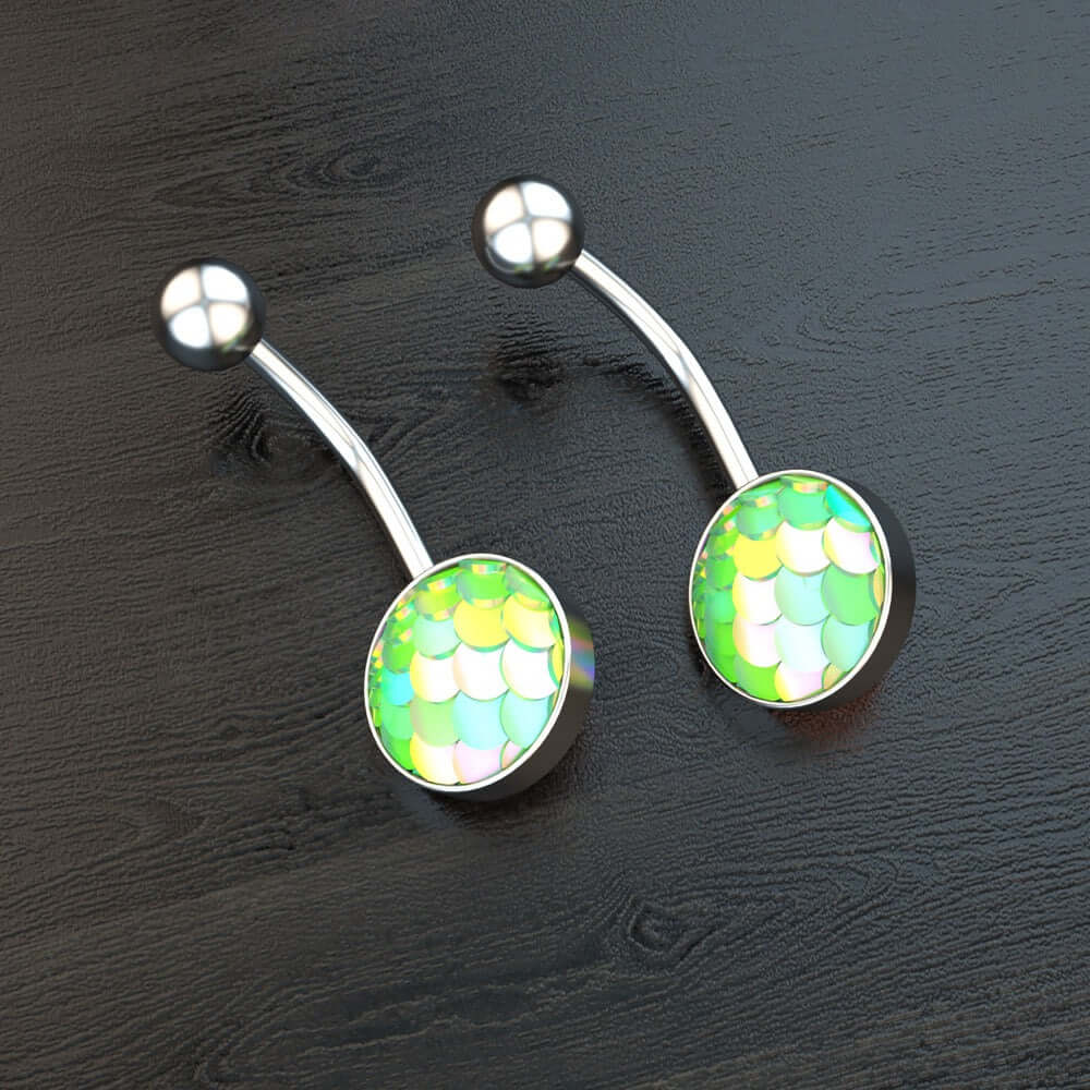 Creative Fish Scale Navel Nail | WH2131