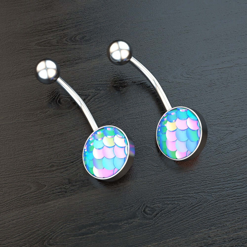 Creative Fish Scale Navel Nail | WH2131
