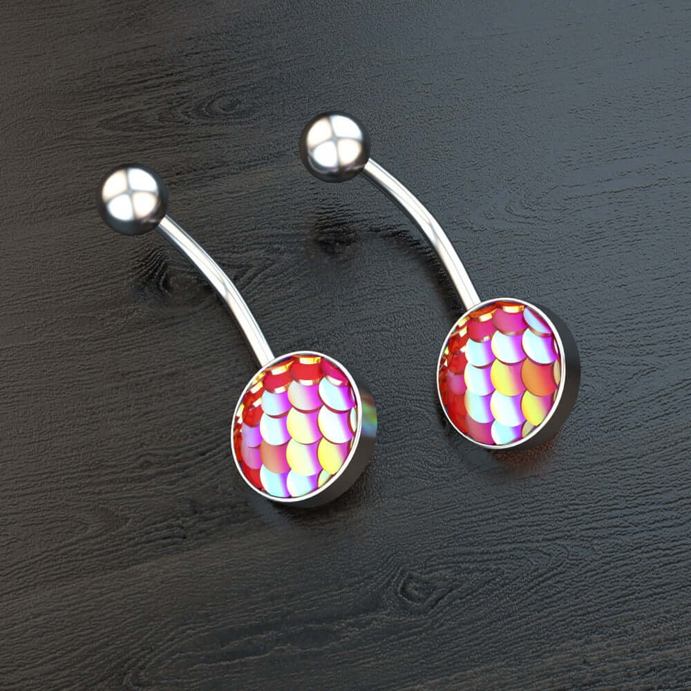 Creative Fish Scale Navel Nail | WH2131