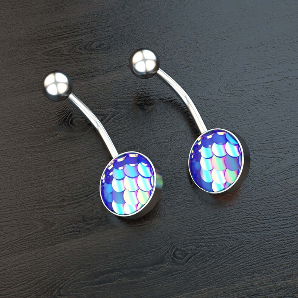 Creative Fish Scale Navel Nail | WH2131