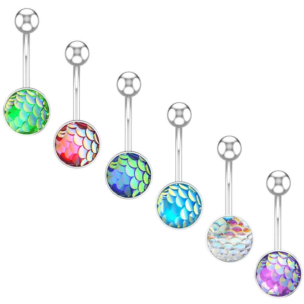 Creative Fish Scale Navel Nail | WH2131