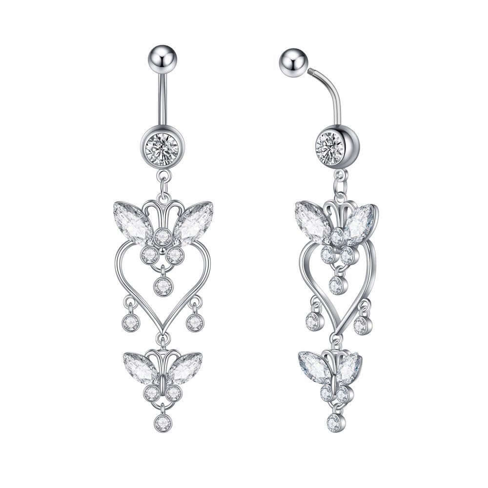 Sparkling Tassel Navel Rings | WH2574