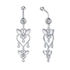 Sparkling Tassel Navel Rings | WH2574