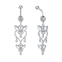 Sparkling Tassel Navel Rings | WH2574