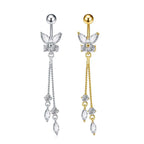 Sparkling Tassel Navel Rings | WH2574